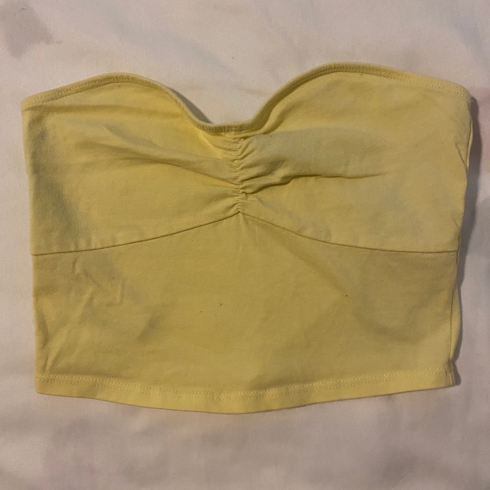 Light yellow tube top